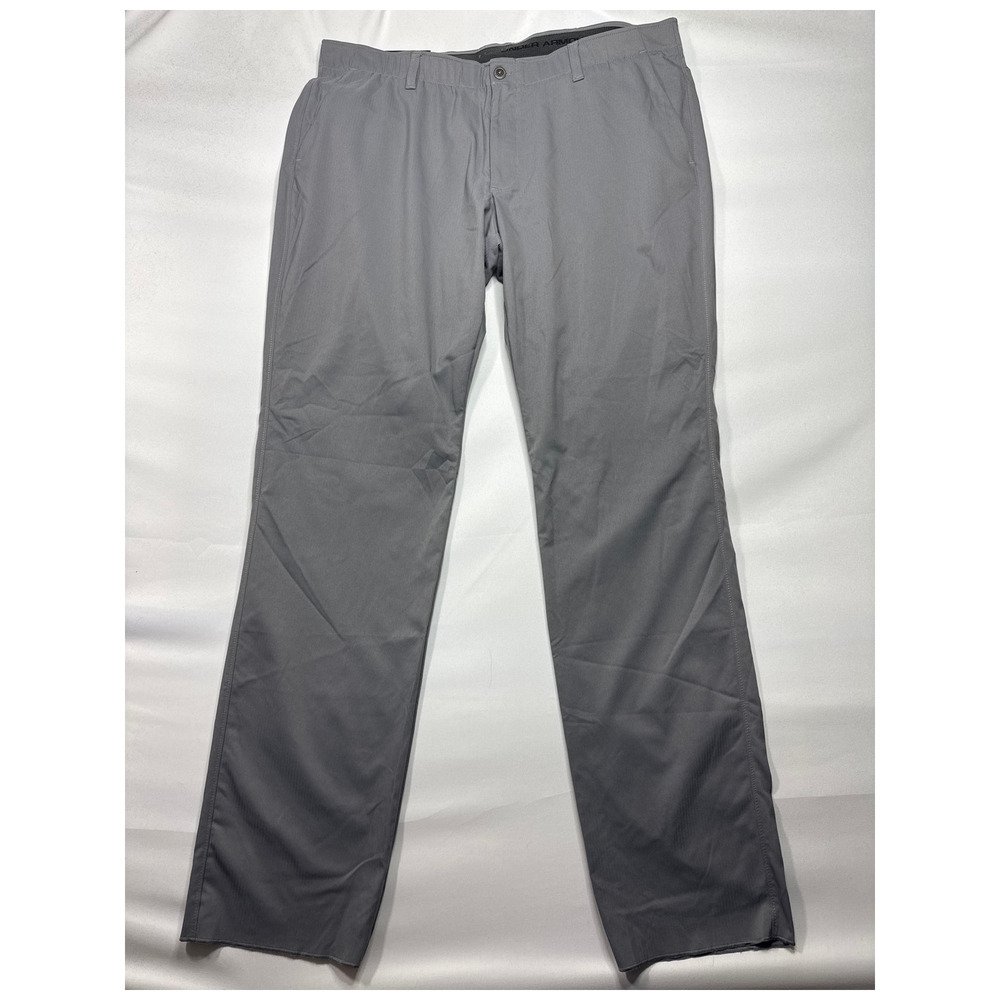 NWT Under Armour Men's Straight Leg Gray The Showdown Pant - Size 44 (43x38)*